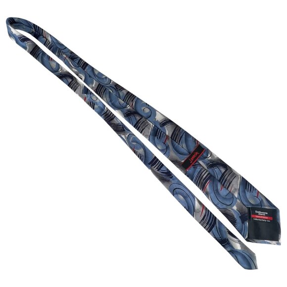 Jerry Garcia Limited Edition Silk Tie Duckworm Alarm Collection Forty Six Blue - Picture 6 of 9